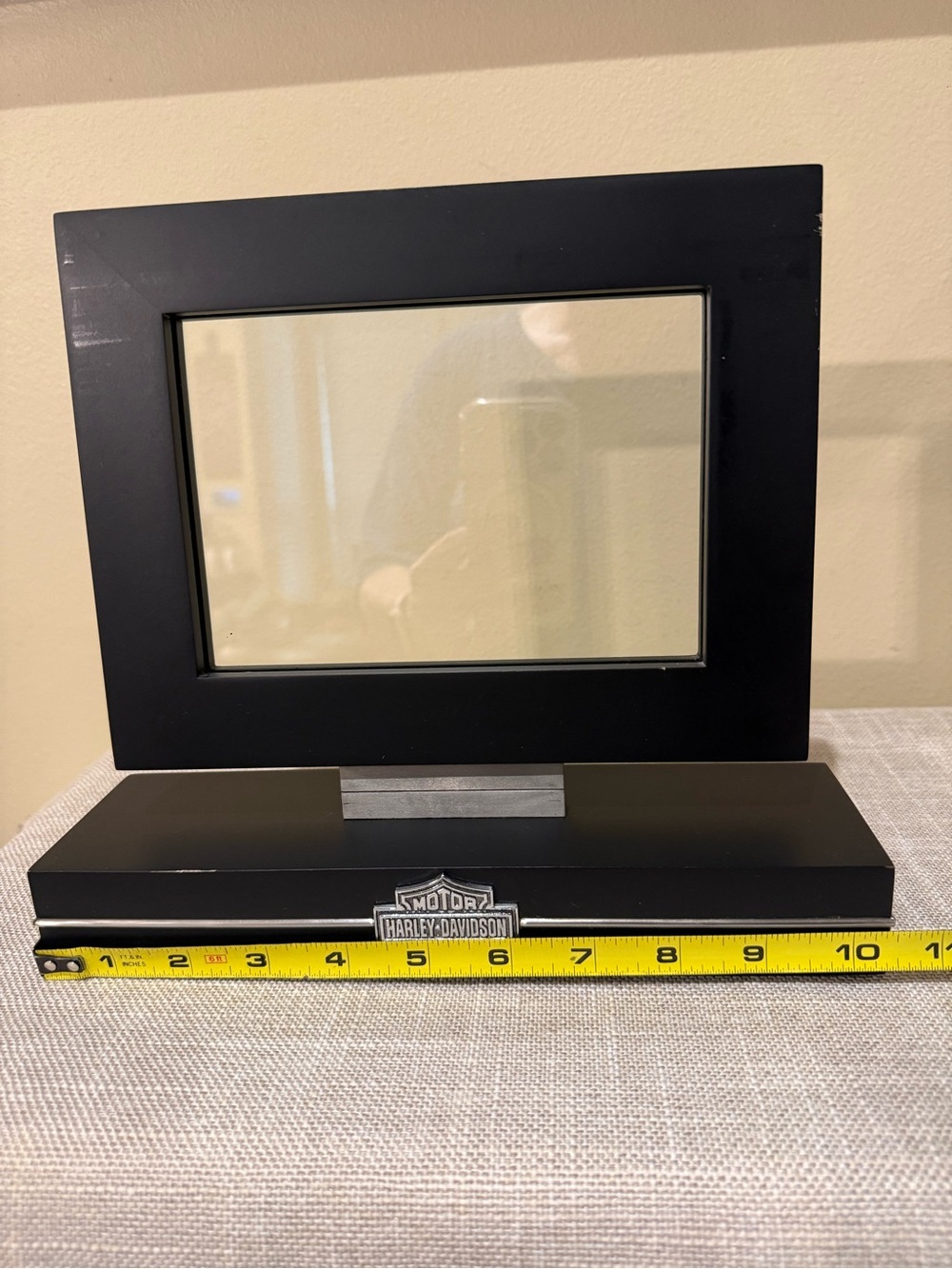 2004 Harley-Davidson Hallmark Wooden Float Frame Black Motor Co Display Case - Picture 14 of 15